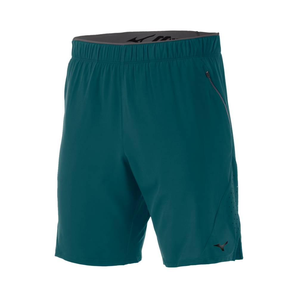 Mizuno Men's Alpha 9" Running Shorts Green (421920-NCL)